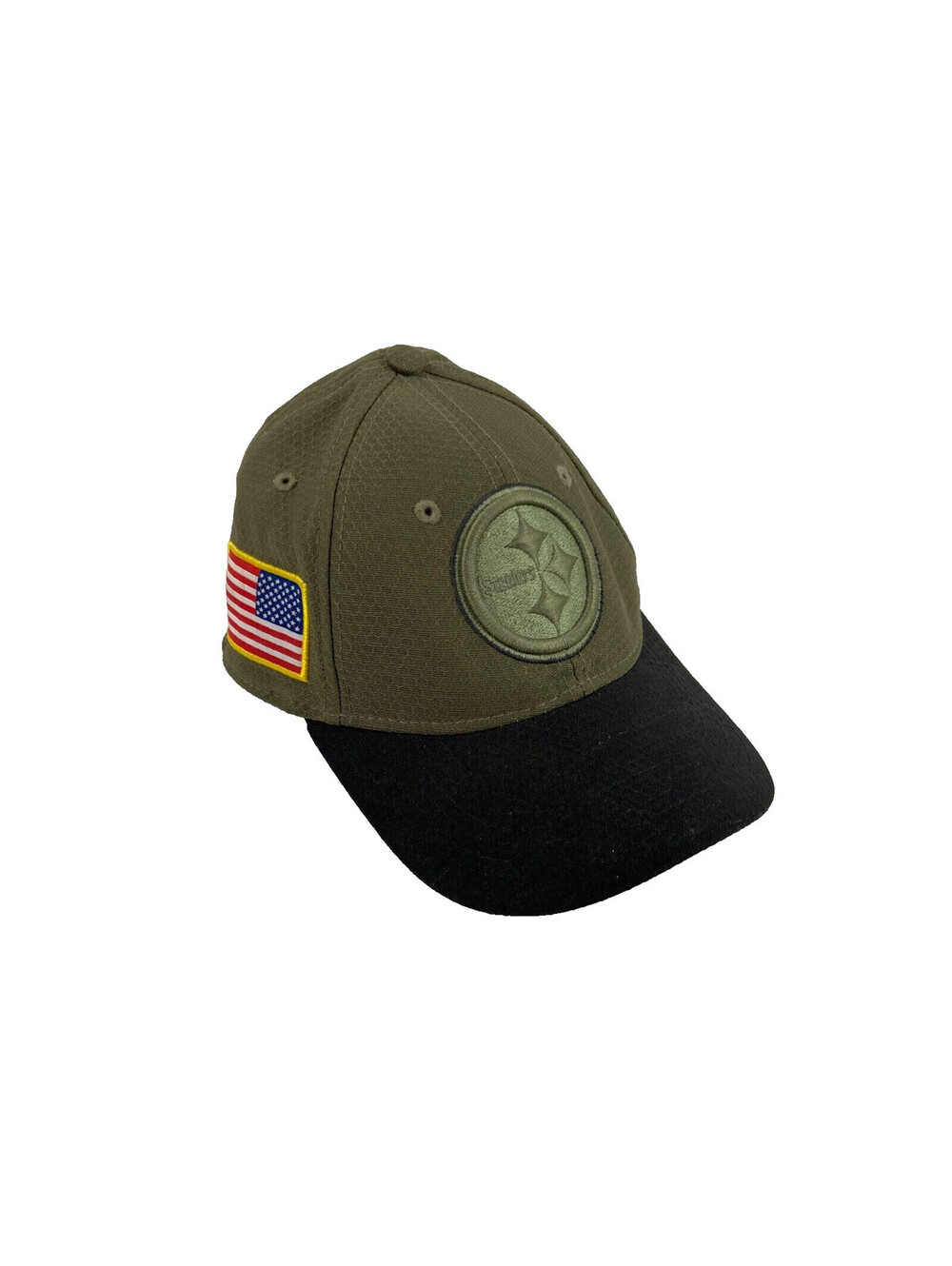 Pittsburgh Steelers Youth Camo Ball Cap Hat New Era Salute To Troops